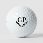 Balles De Golf Logo monogramme personnalisé Titleist Pro V1 (Recto)