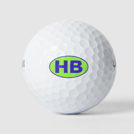 BALLES DE GOLF LOGO OVAL AVEC INITIATIVES PERSONNELLES (Devant)