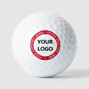 Balles De Golf Logo personnalisé et pavé texte Boules de golf Cho