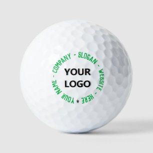 Balles De Golf Logo personnalisé et texte Boules de golf Timbre C