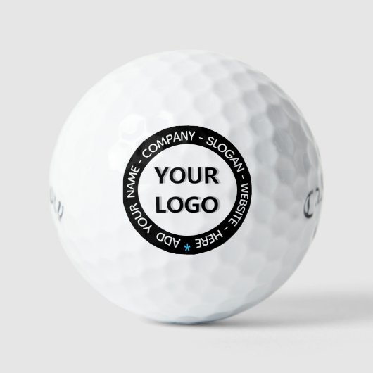 Balles De Golf Logo personnalisé et texte promotionnel Boules de (Recto)