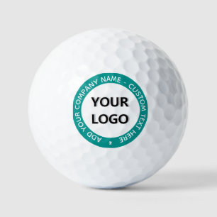 Balles De Golf Logo Personnalisé Info Texte Couleur Boules de gol
