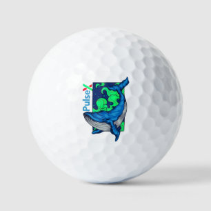 Balles De Golf Logo pulsex sur une pièce en cristal PulseX de bal