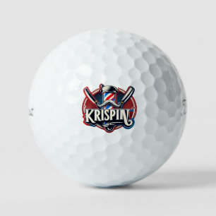 Balles De Golf "Logo Sharp pour les barbiers"