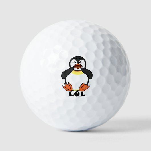 Balles De Golf LOL Pingouin riant (Recto)