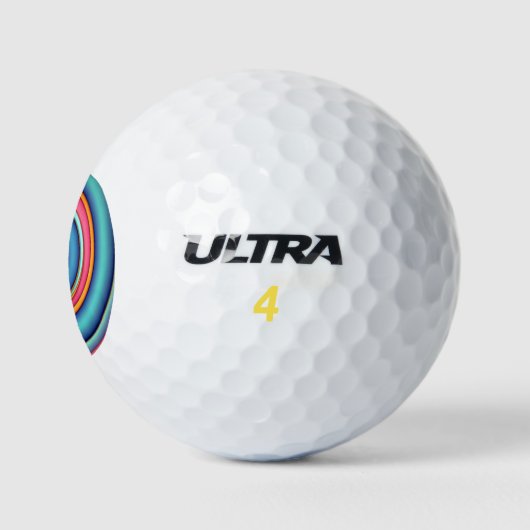 Balles De Golf Lollipop Abstraite (Logo)