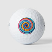Balles De Golf Lollipop Abstraite (Devant)