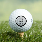 Balles De Golf Long Lost Ball Custom Text Ball Golf Ball (T-shirt Insitu)