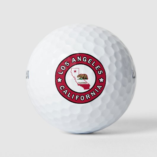Balles De Golf Los Angeles Californie (Devant)