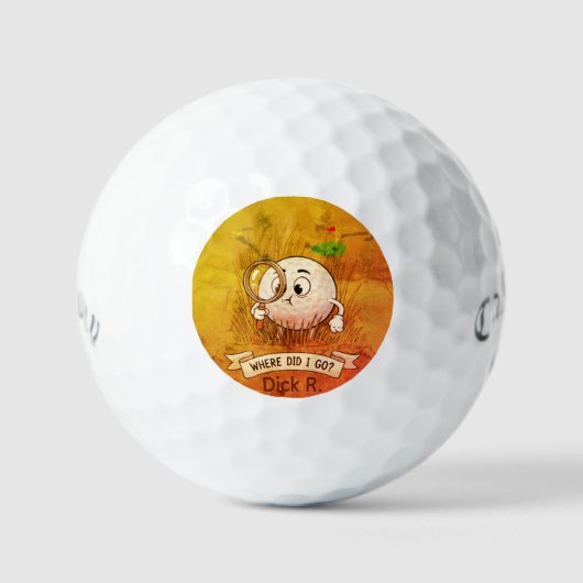 Balles De Golf Lost Golf Ball Gift - Funny Callaway Balls (Recto)