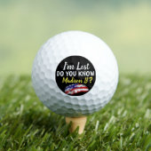 Balles De Golf Lost Golfer USA Funny (T-shirt Insitu)