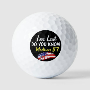 Balles De Golf Lost Golfer USA Funny
