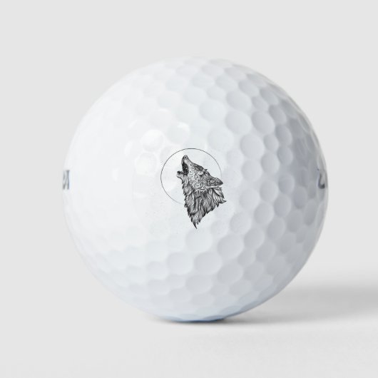 Balles De Golf Loup (Devant)