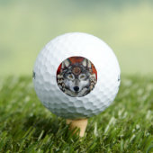 Balles De Golf Loup Gris (T-shirt Insitu)