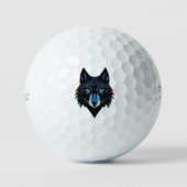 Balles De Golf Loup mystique (Recto)