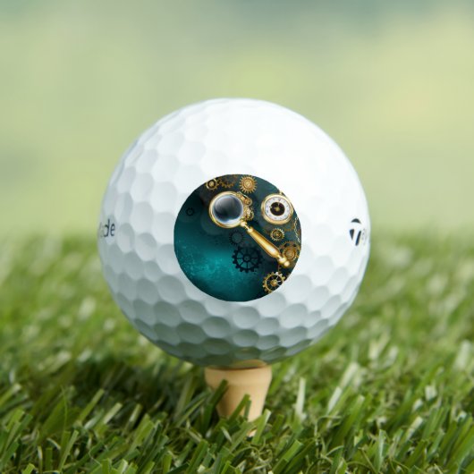 Balles De Golf Loupe en style Steampunk (T-shirt Insitu)