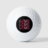 Balles De Golf Love Golf Club (Recto)