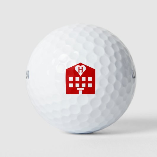 Balles De Golf Love Hotel Japanese Emoji (Devant)