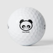 Balles De Golf Love Panda® (Devant)