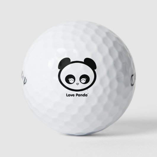 Balles De Golf Love Panda® (Devant)