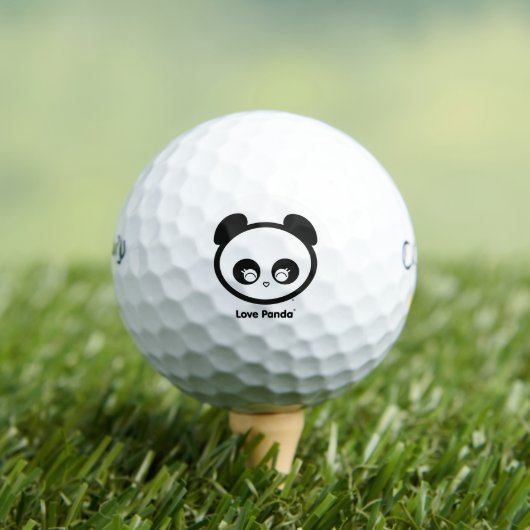 Balles De Golf Love Panda® (T-shirt Insitu)
