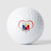 Balles De Golf Love Philippines Golf Balls, drapeau philippin Coe (Recto)