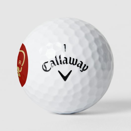 Balles De Golf Love Red Heart (Logo)