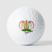 Balles De Golf Love Scotland Golf Balls, drapeau écossais, Heart (Recto)