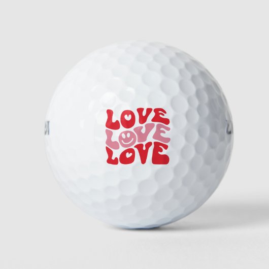 Balles De Golf Love Valentine's Day Super Funny Holiday (Devant)