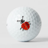 Balles De Golf Lovely Ladybug | Boules de golf (Recto)