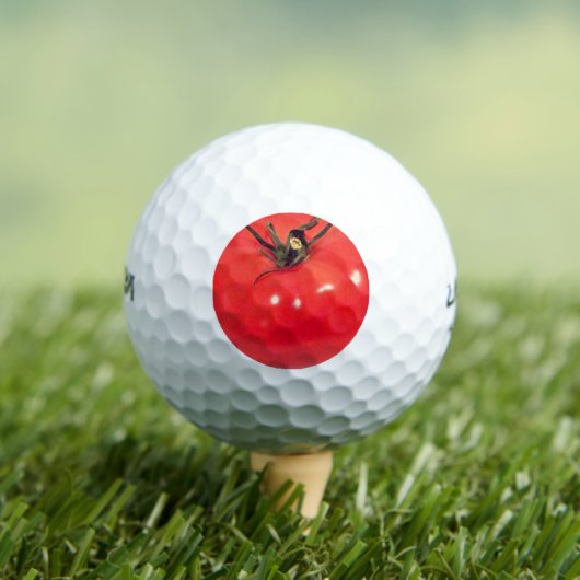 Balles De Golf Lovely Red Tomato 4Josie (T-shirt Insitu)