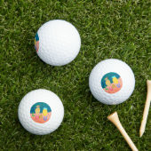 Balles De Golf Luanua Ananas Océan (Herbe in situ)