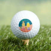 Balles De Golf Luanua Ananas Océan (T-shirt Insitu)