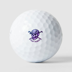 Balles De Golf Lucky Ace Skull   Conception personnalisée de la b