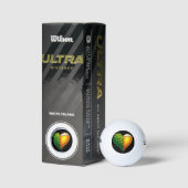 Balles De Golf Lucky Clover Design pour la St. Patrick's Day (Emballage)