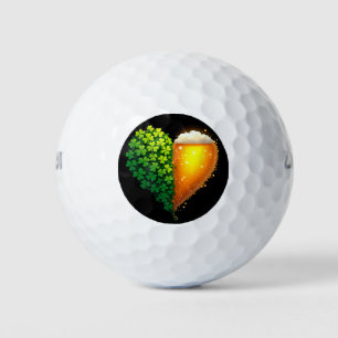 Balles De Golf Lucky Clover Design pour la St. Patrick's Day