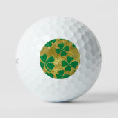 Balles De Golf Lucky Four Leaf Clover (Recto)