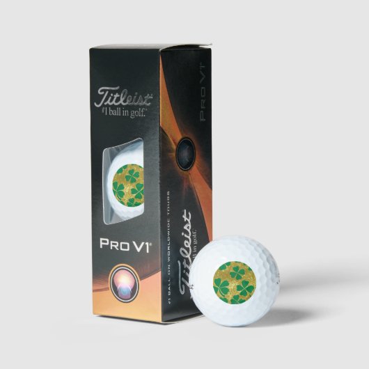 Balles De Golf Lucky Four Leaf Clover (Conditionnement)