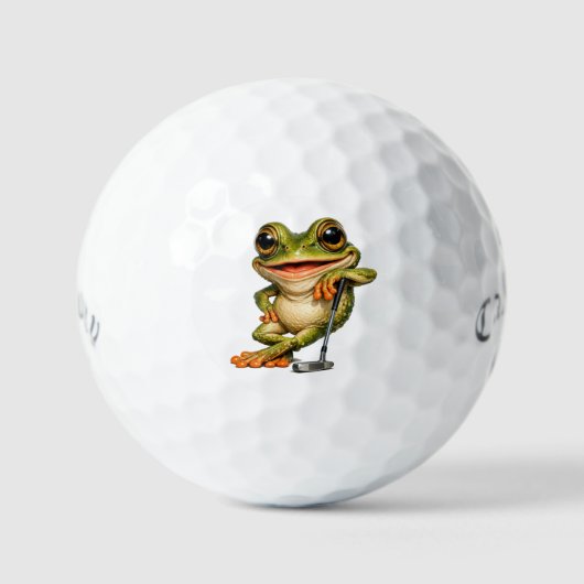 Balles de golf Lucky Frog Callaway Supersoft (Recto)