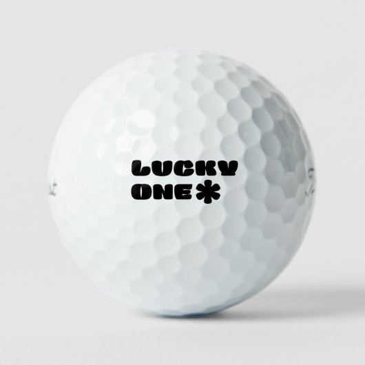 Balles De Golf Lucky one Golf Ball (Recto)