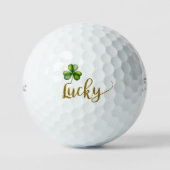 Balles De Golf Lucky Shamrock (Recto)