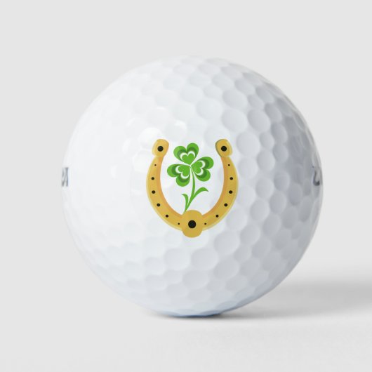Balles De Golf Lucky Shamrock (Devant)