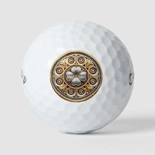 Balles De Golf Lucky Shamrock Callaway Warbird Golf Ball (Devant)