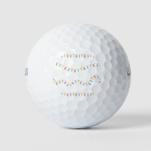 Balles De Golf Lumières de Noël (Devant)