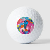 Balles De Golf Lumineux Hawaii. (Recto)