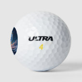 Balles De Golf Lune de l'Équilibre Éternel – Âmes de Feu & d'Eau. (Logo)