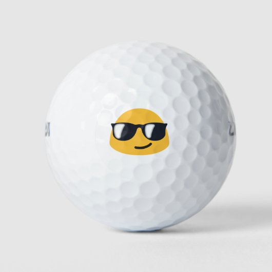 Balles De Golf Lunettes de soleil Emoji (Devant)
