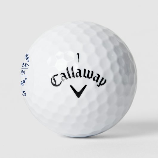 Balles De Golf M. et Mme Usher (Logo)