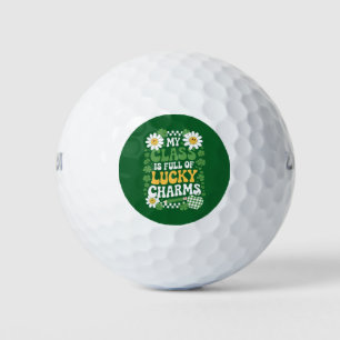 Balles De Golf Ma classe est pleine de charmes chanceux St Patric