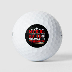 Balles De Golf Ma copine ne swing pas toujours mais moi si alors 